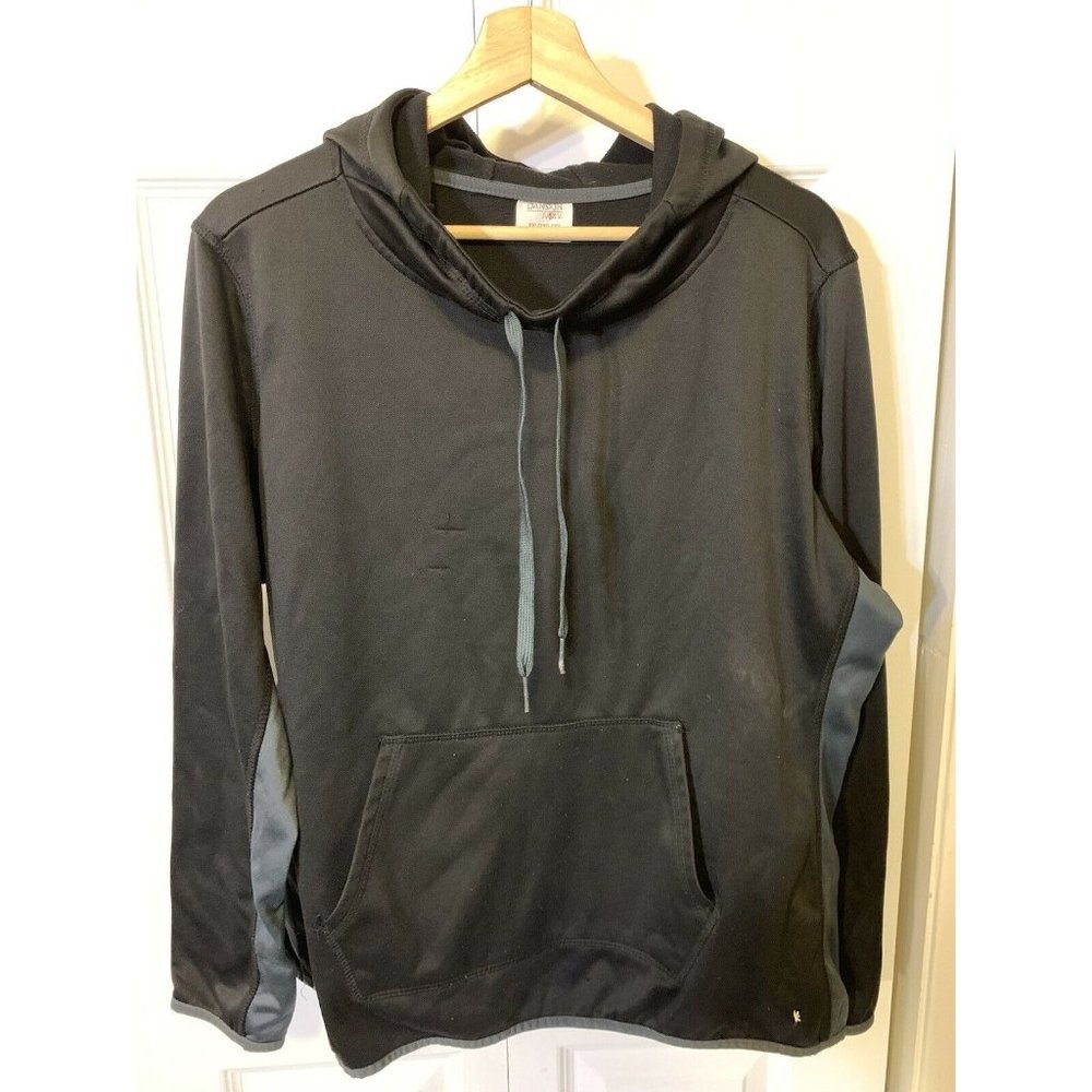 DANSKIN Hoodie Women‎ Black Sz XXL Pockets Nylon/lycra